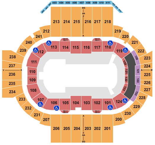PeoplesBank Arena Monster Jam Seating Chart